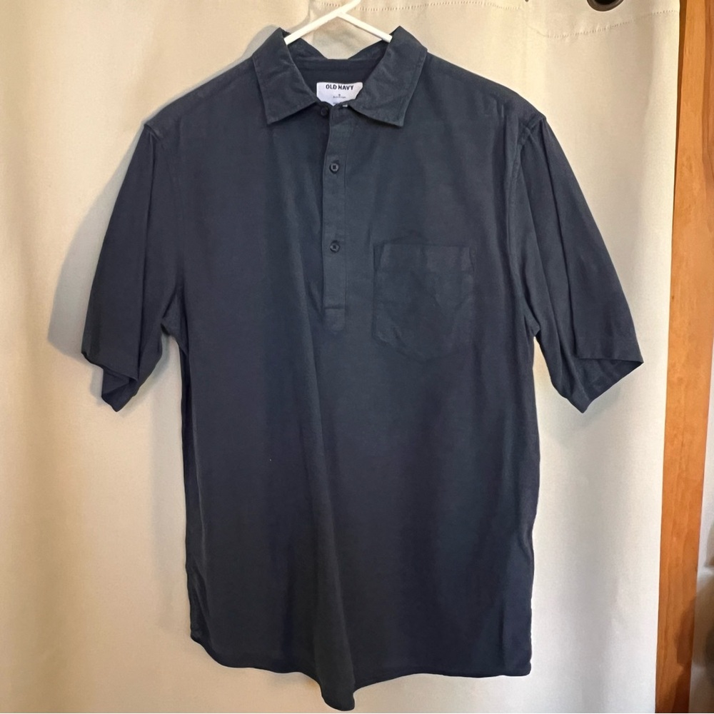 Old Navy Everyday Built-in Flex 1/4 Button Down - short sleeve